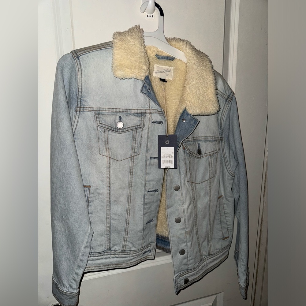 Sherpa Lined Jean Jacket
